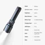M180 Plus 10 W Laser Rechargeable Zoom Flashlight