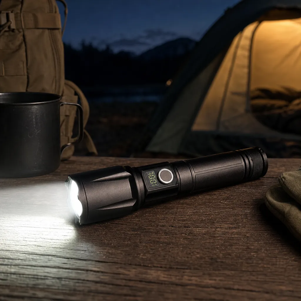 M180A 10 W Laser Flashlight 1000 lm Zoom Focus Aluminum Alloy Torch