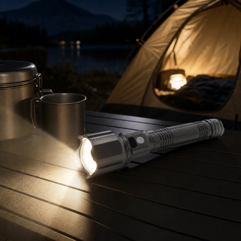 M927 Rechargeable Laser Flashlight Zoomable Tactical Torch