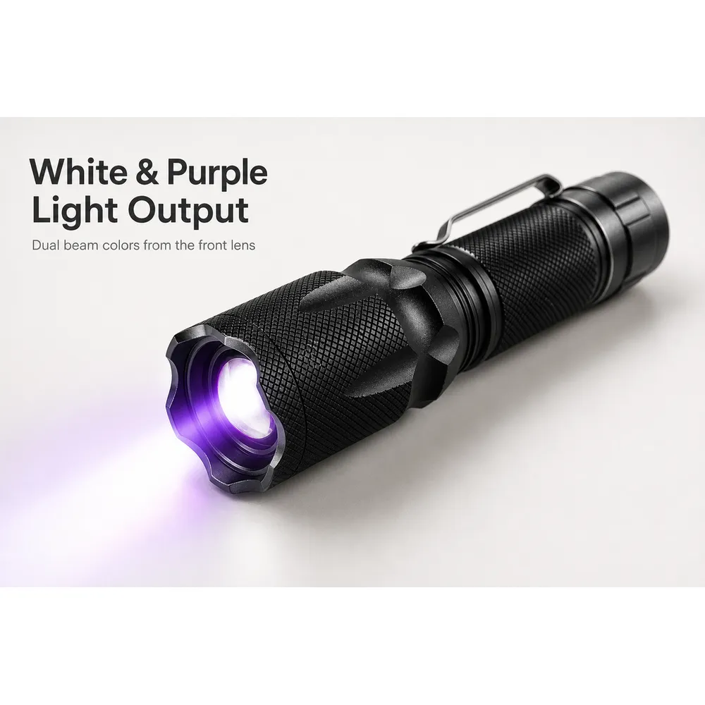 METII Upgraded Red Flashlight