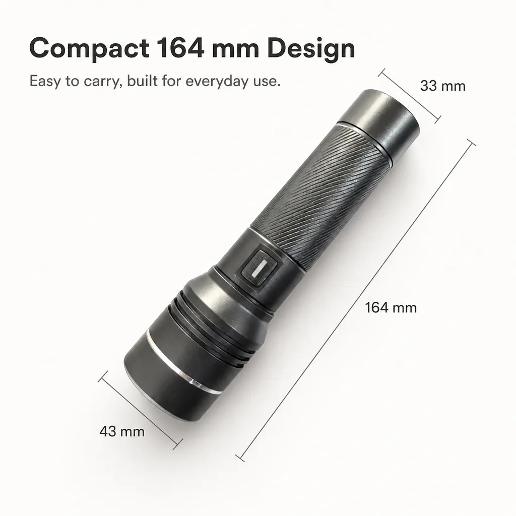 Model 173 30 W Laser Zoom Flashlight
