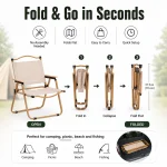 Modern Outdoor Folding Aluminum Alloy Chair