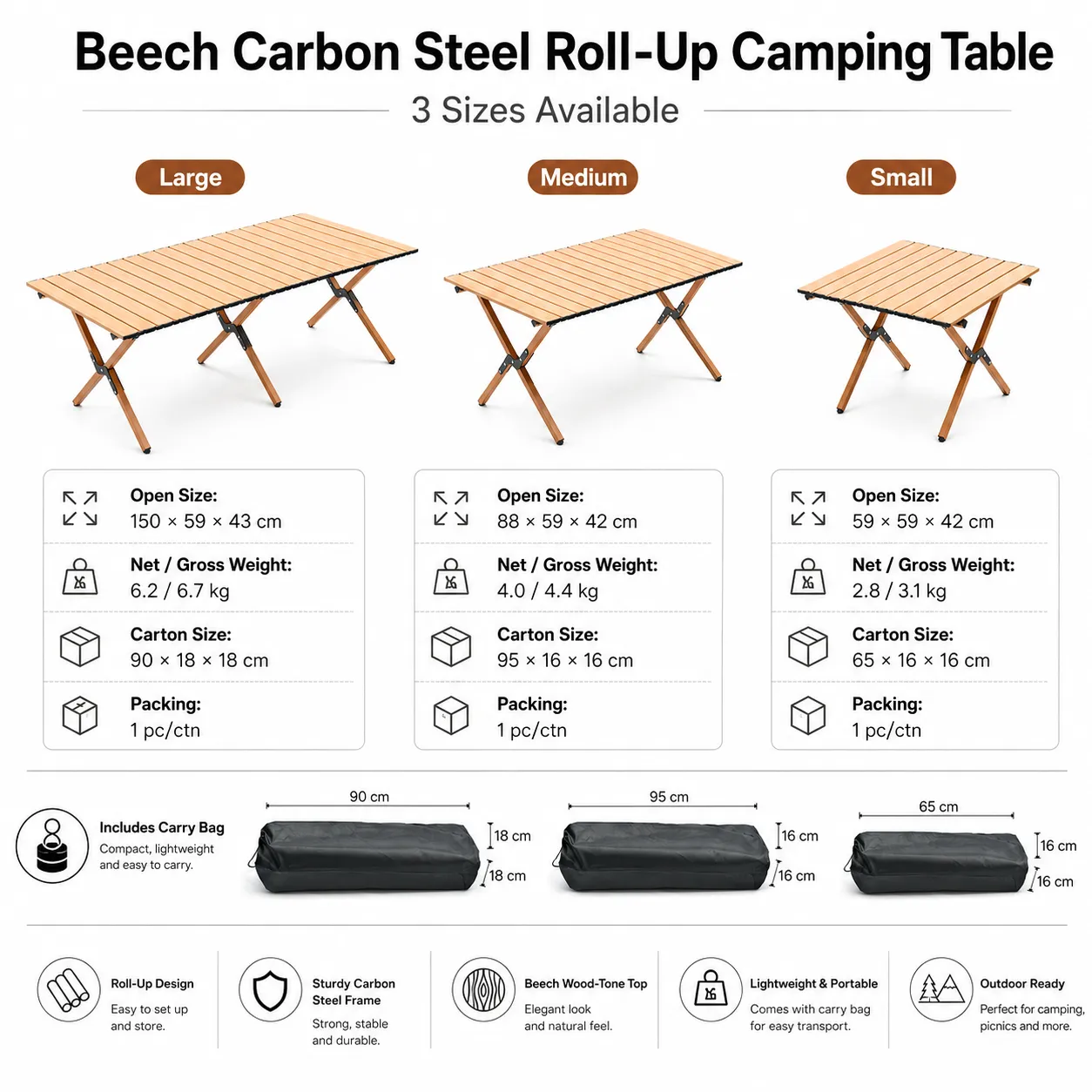 Modern Portable Iron Metal Folding Trestle Base Outdoor Dining Table
