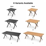 Modern Portable Iron Metal Folding Trestle Base Outdoor Dining Table