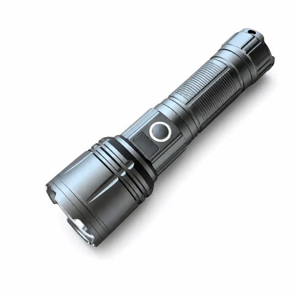 MS181 10 W Laser Rechargeable Aluminum Alloy Zoom Flashlight