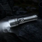 MS181 10 W Laser Rechargeable Aluminum Alloy Zoom Flashlight