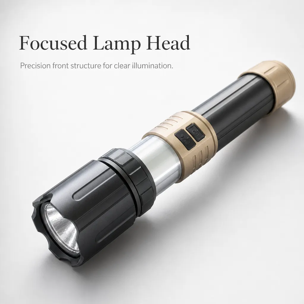 MS183 Rechargeable Laser Flashlight Zoomable Tactical Torch