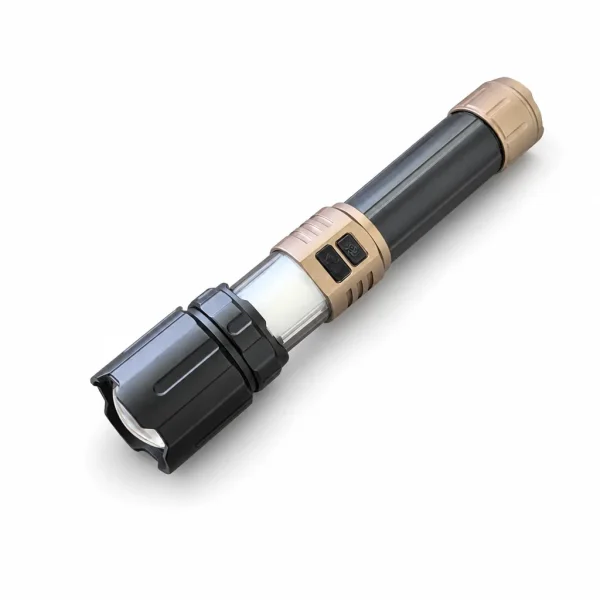 MS183 Rechargeable Laser Flashlight Zoomable Tactical Torch