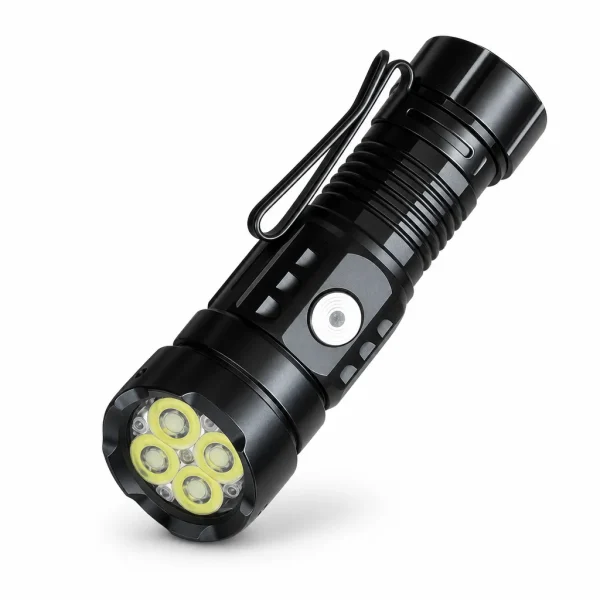 New 4-Light XTE LED Zoom Flashlight