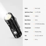 New 4-Light XTE LED Zoom Flashlight
