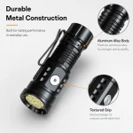 New 4-Light XTE LED Zoom Flashlight