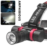 New Type-C Rechargeable IP68 Waterproof LED Diving & Camping Headlamp