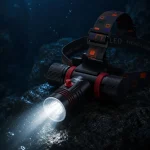 New Type-C Rechargeable IP68 Waterproof LED Diving & Camping Headlamp