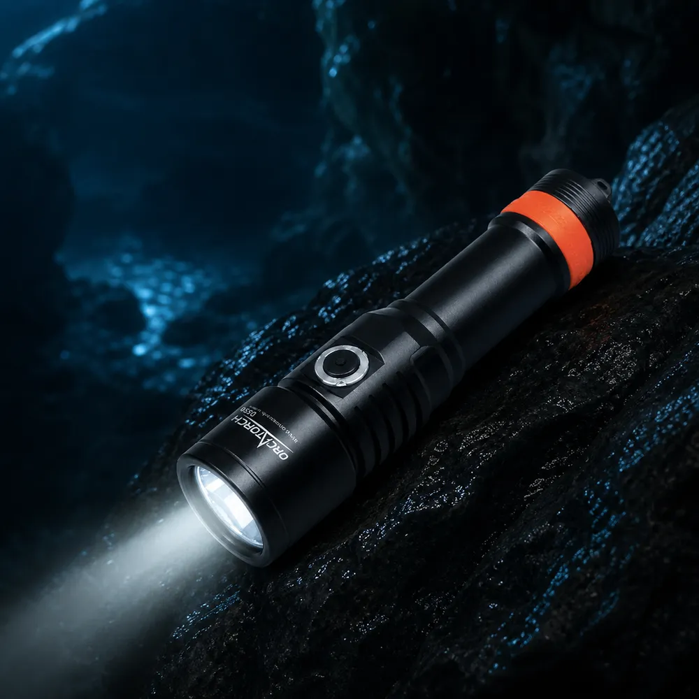 ORCA Aluminum Alloy Scuba Dive Flashlight
