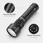 For SD11 Powerful 5000LM Dive Flashlight