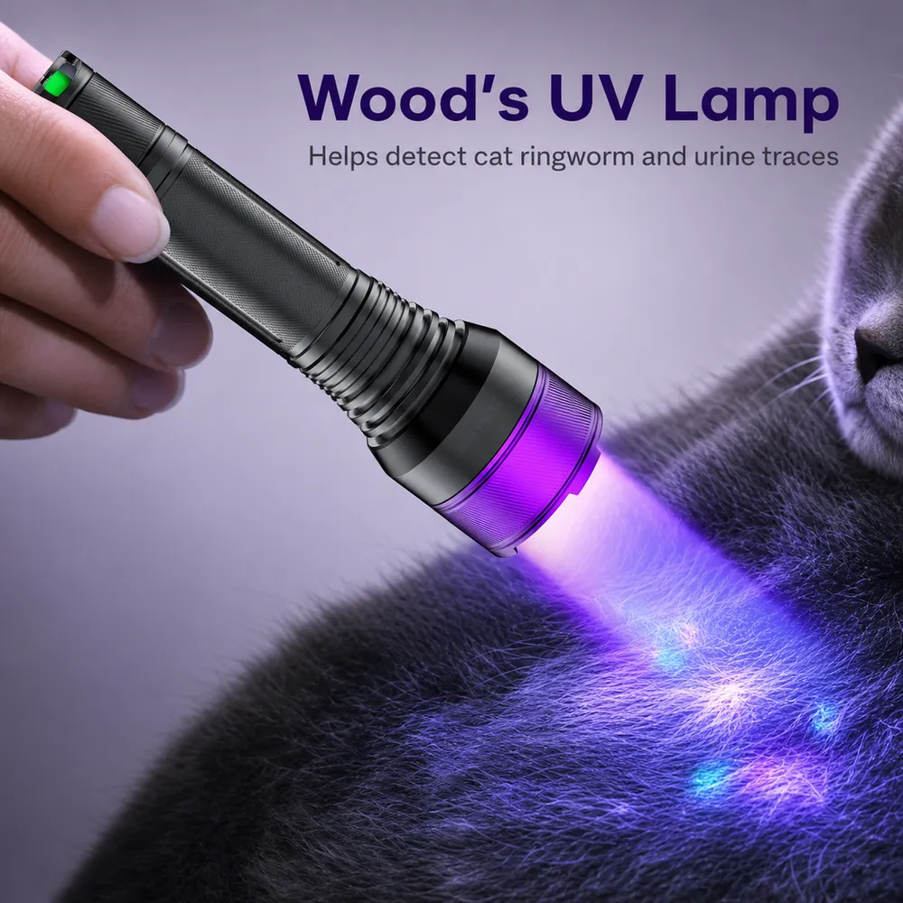Powerful Mini Purple UV Flashlight & Torch 365nm UV Led Black Light