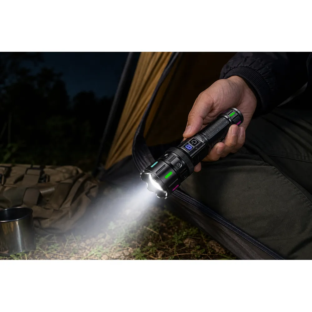 Portable High Power Aluminum Alloy LED Penlight Zoomable White Flashlight