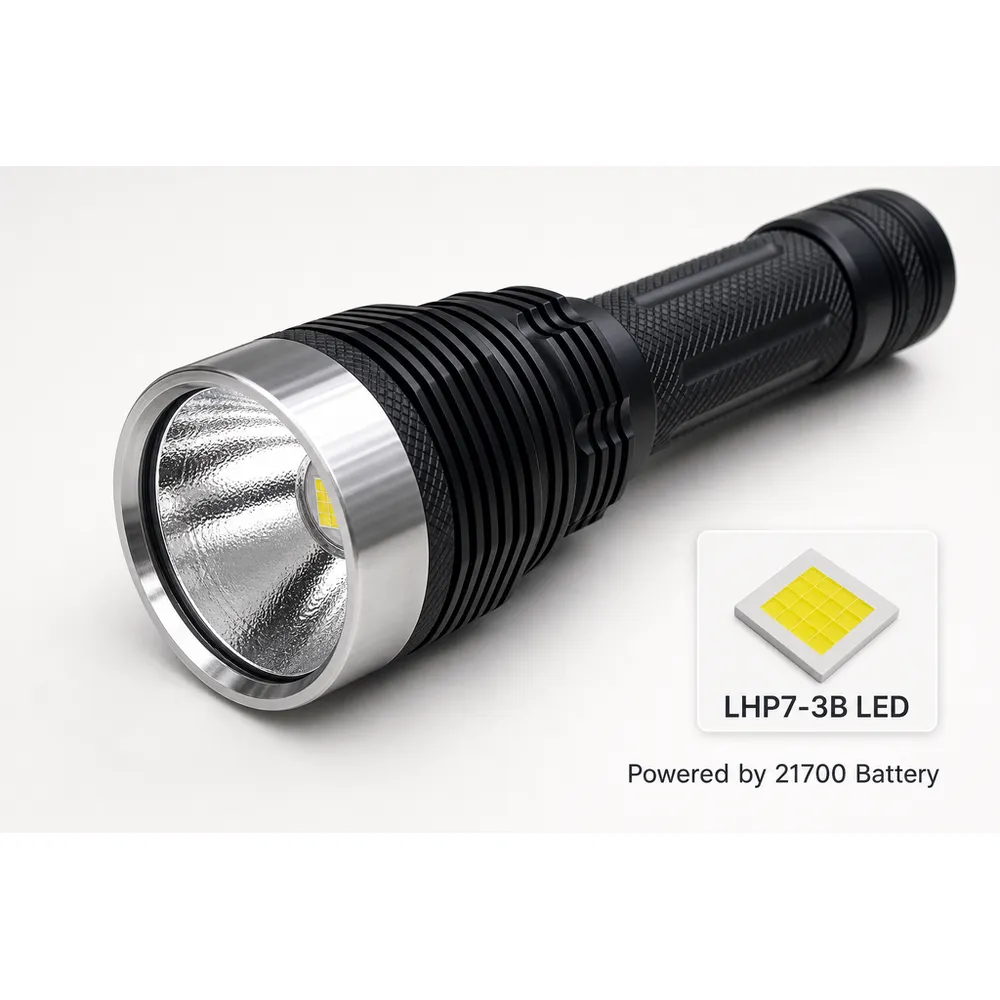 High Power 20 Watt 254nm LED Shortwave UV Light Flashlight