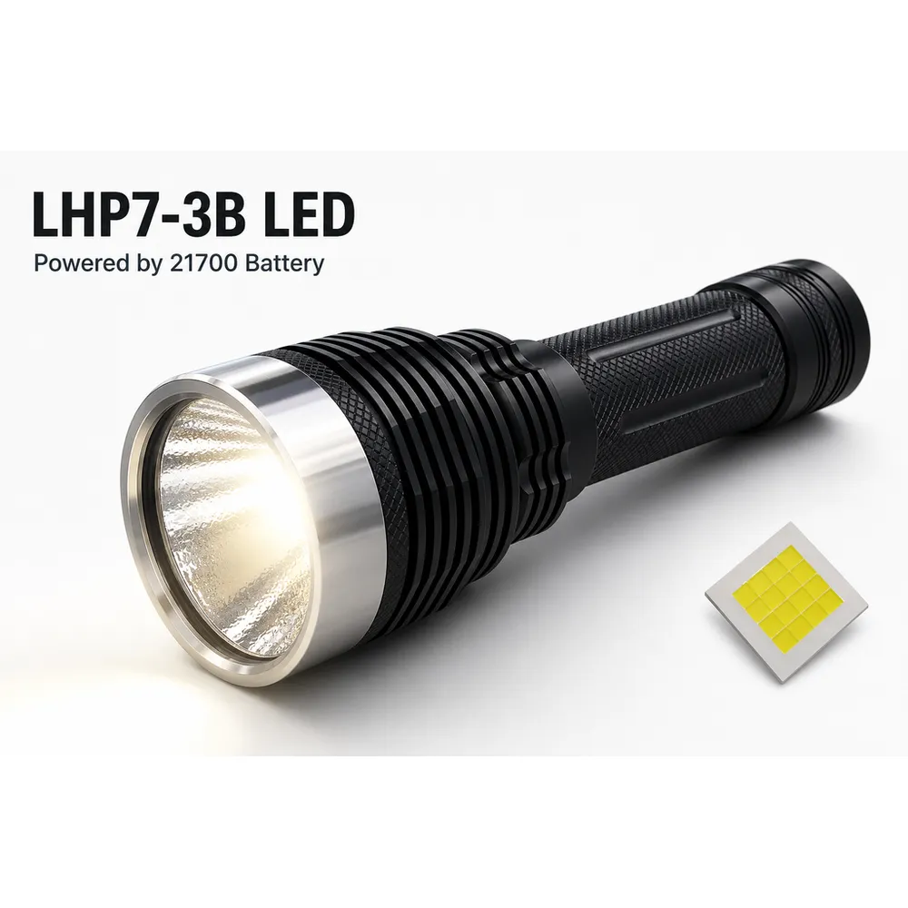 High Power 20 Watt 254nm LED Shortwave UV Light Flashlight