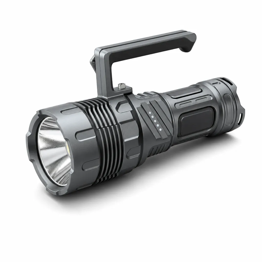 ST870 60 W Laser Flashlight, Aluminum Alloy Rechargeable Long Beam Torch ST870 60 W Laser Flashlight, Aluminum Alloy Rechargeable Long Beam Torch