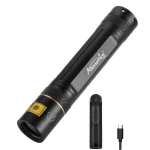 AloneFire SV003 Aluminum 365nm 3W 10W LED Black Lens UV Flashlight