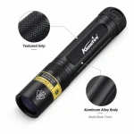 AloneFire SV003 Aluminum 365nm 3W 10W LED Black Lens UV Flashlight