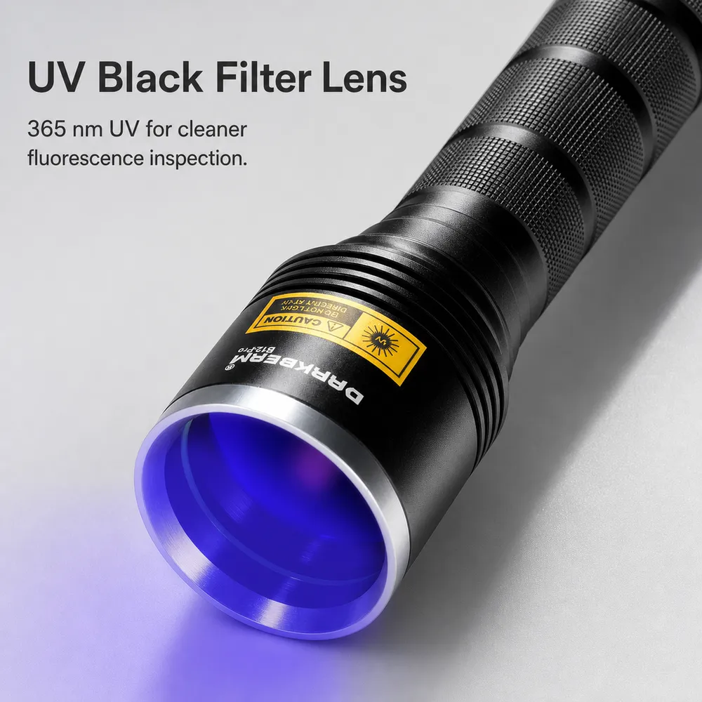 Alonefire SV13 Industrial IP65 High Power 15W LED UV Flashlight