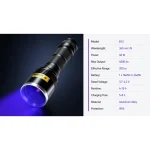Alonefire SV13 Industrial IP65 High Power 15W LED UV Flashlight