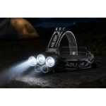 LED Headlamp 5 LED 2000 Lumen USB Rechargeable IP65 T6 18650 Flashlight
