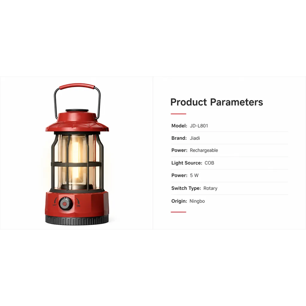Hot Sales Portable Rechargeable LED Camping Lantern