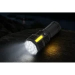 Cob Side 12 Super Bright LED Beads ABS Torch