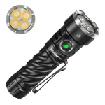 Rechargeable USB Aluminum Alloy IP68 Camping EDC Flashlight
