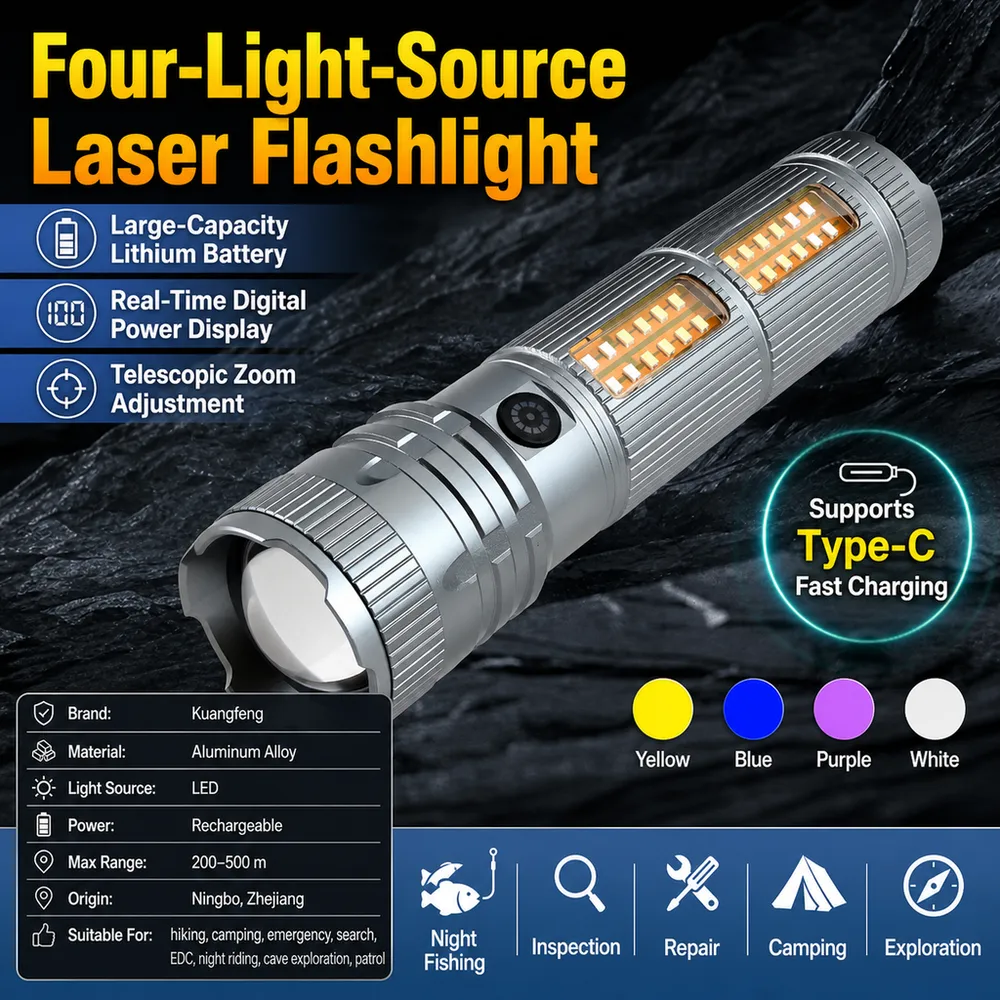 Ultra-bright LED Emergency Patrol Flashlight