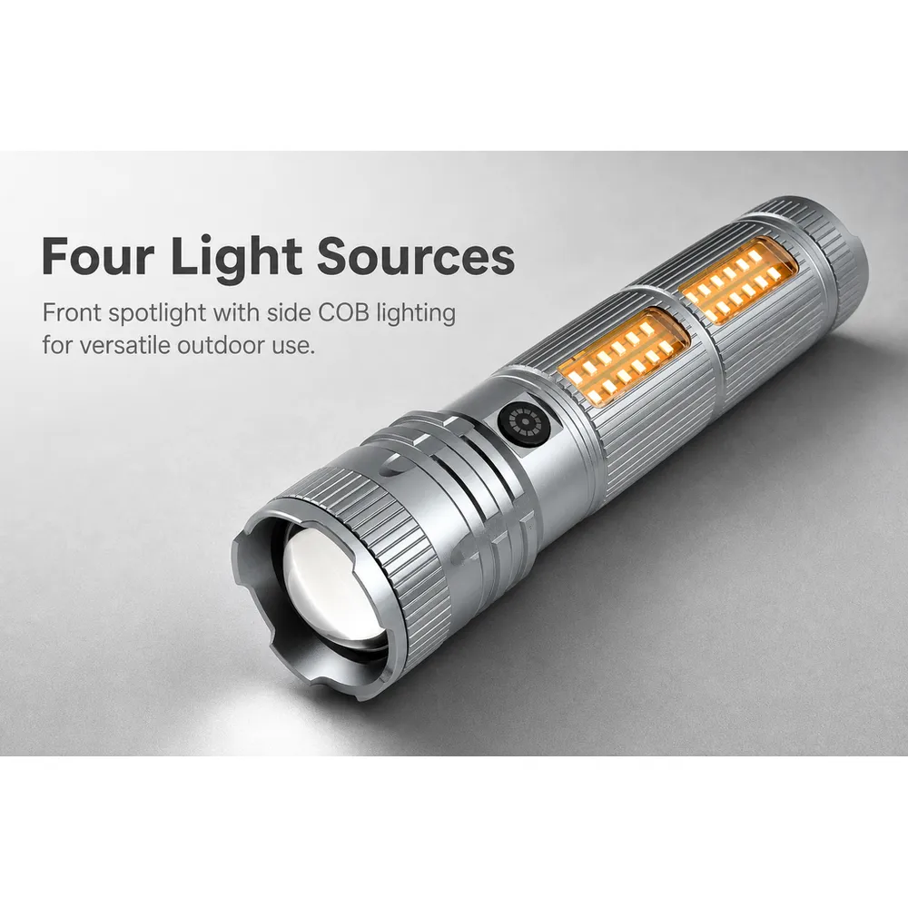 Ultra-bright LED Emergency Patrol Flashlight