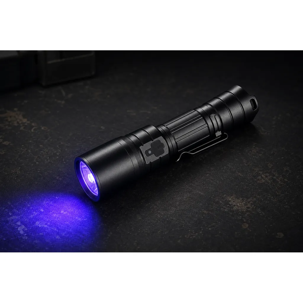 For USB Rechargeable Non Destructive Testing 365nm UV Flashlight