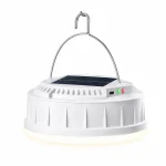 V158 Solar Rechargeable LED Camping Light Pull String Tent Lantern