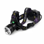 V68 P50 LED Rechargeable Zoom Headlamp 1000 lm 18650 Battery Head Light
