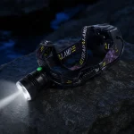 V68 P50 LED Rechargeable Zoom Headlamp 1000 lm 18650 Battery Head Light