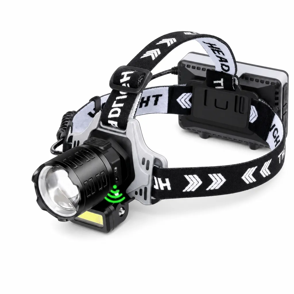 V80 20 W Laser COB Rechargeable Zoom Headlamp V80 20 W Laser COB Rechargeable Zoom Headlamp
