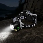 V80 20 W Laser COB Rechargeable Zoom Headlamp