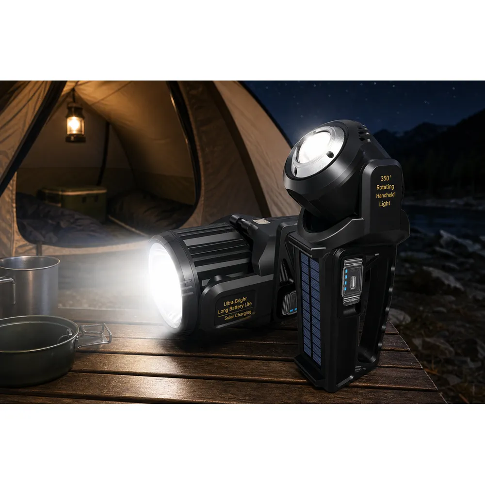 Portable Rotating Super Bright Big P50 LED Waterproof IP44