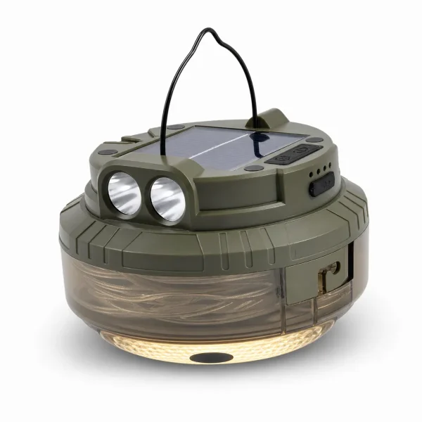 WC-002 Solar Rechargeable LED Camping String Light Type-C Portable Lantern