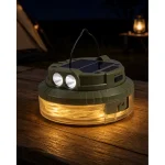 WC-002 Solar Rechargeable LED Camping String Light Type-C Portable Lantern