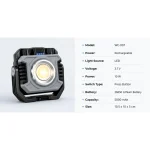 WC-007 Rechargeable LED Magnetic Work Light