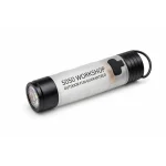 WC-105 Rechargeable LED Mini Keychain Flashlight Hand Press Plastic Torch