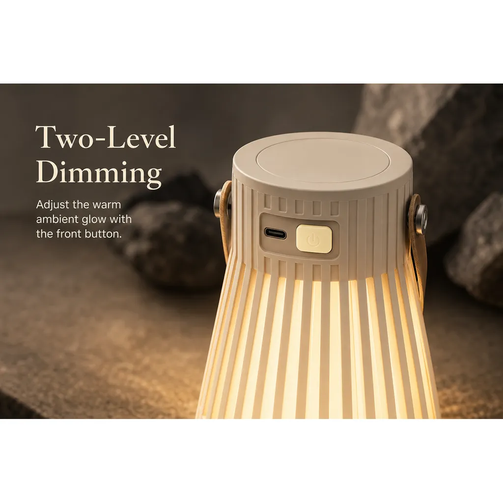 WC-FA Rechargeable LED Camping Flame Lantern