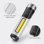 Wason Professional L-Shape Bendable Aluminum Alloy IP54 Flashlight Torch