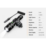 80000 Lumens LED Diving Flashlight