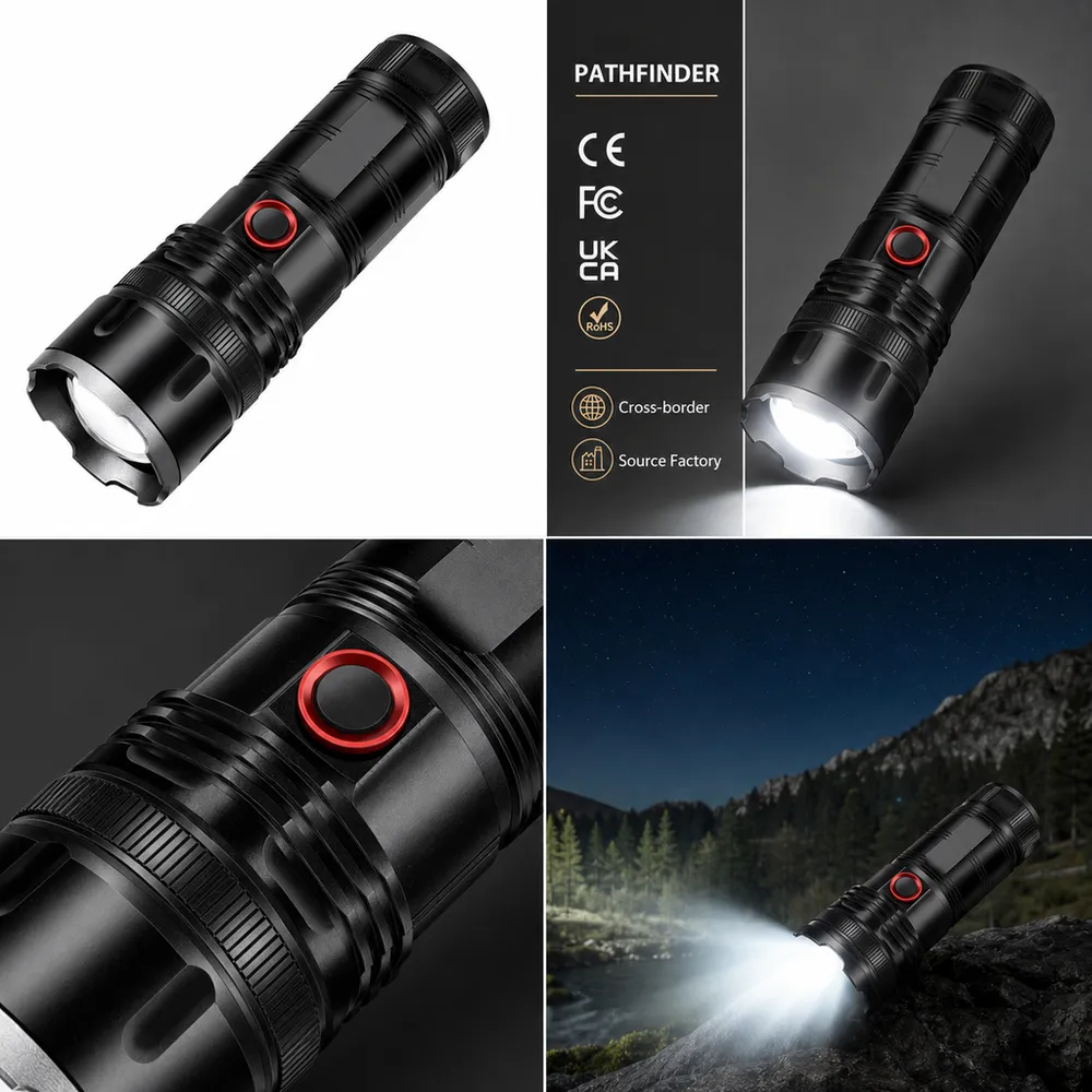 Super Bright Built-In Battery Aluminum Alloy
