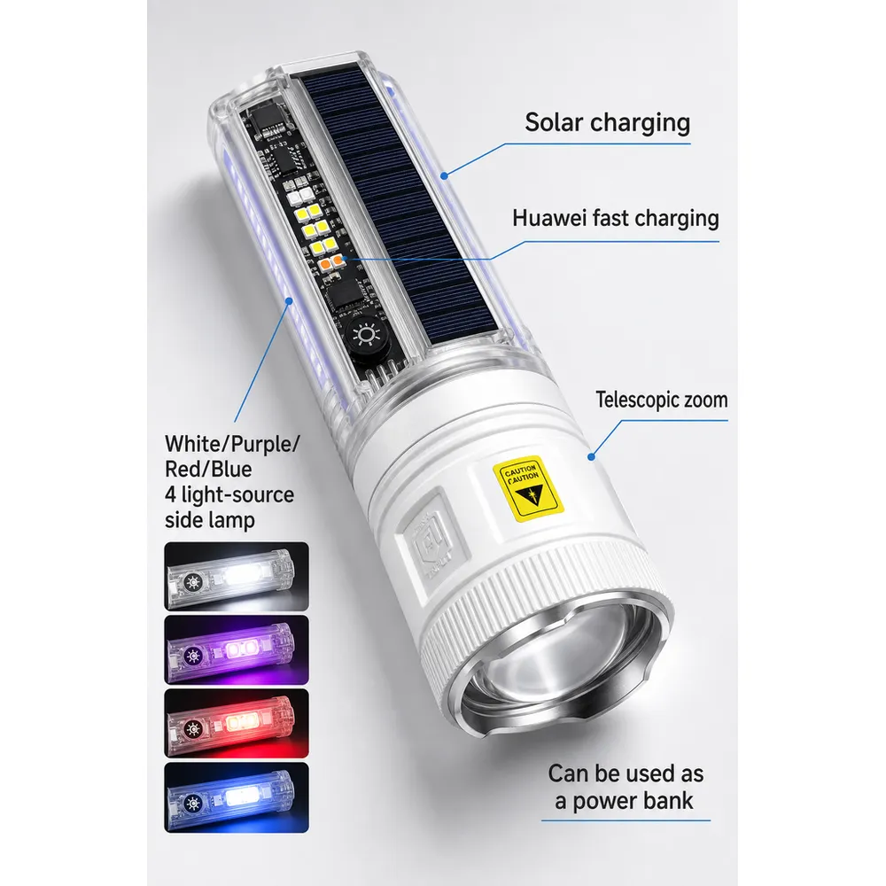 Foxhawk X36 Custom Logo USB Rechargeable 18650 ABS IP65